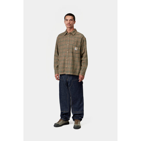Carhartt WIP L/S Bagley Shirt - Bagley Check / Hamilton Bro - Streetart.fr