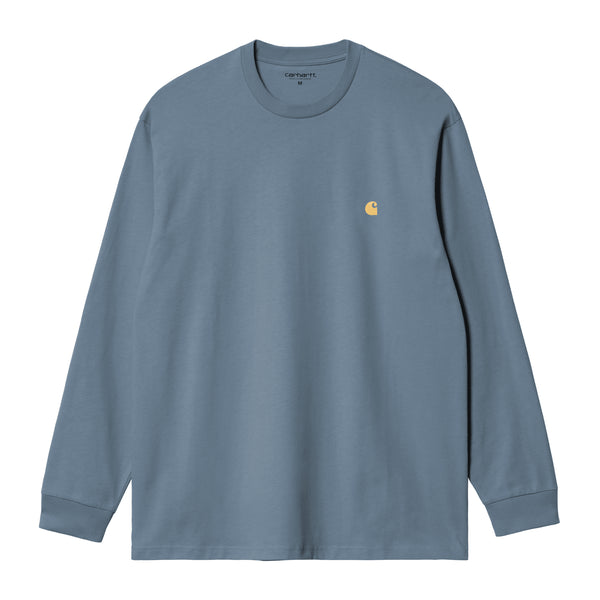 Carhartt WIP L/S Chase - Angelite / Gold - Streetart.fr