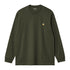Carhartt WIP L/S Chase - Olive / Gold - Streetart.fr