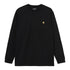 Carhartt WIP L/S Chase T-Shirt - Black / Gold - Streetart.fr