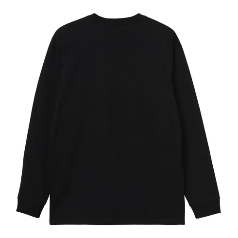 Carhartt WIP L/S Chase T-Shirt - Black / Gold - Streetart.fr