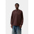 Carhartt Wip L/S Chase T-Shirt - Palisander / Gold - Streetart.fr