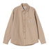 Carhartt WIP L/S Edgar Shirt Chemise - Peanut / Wax - Streetart.fr