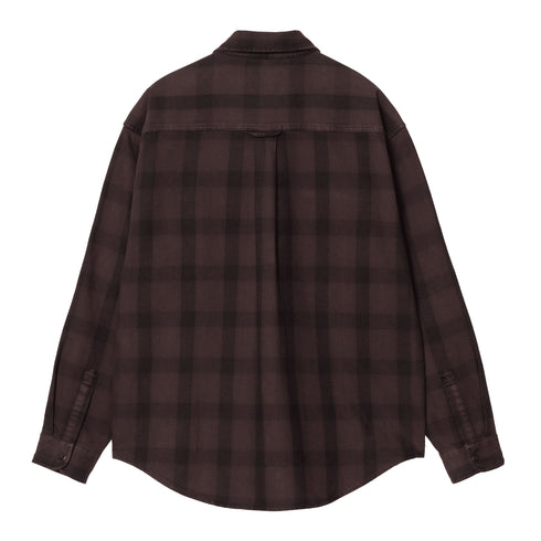 Carhartt WIP L/S Edmands Shirt Edmands Check Natural Pal - Streetart.fr