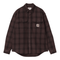 Carhartt WIP L/S Edmands Shirt Edmands Check Natural Pal - Streetart.fr