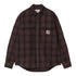 Carhartt WIP L/S Edmands Shirt Edmands Check Natural Pal - Streetart.fr