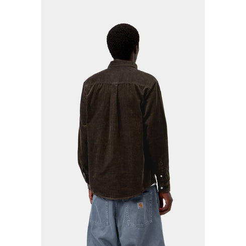 Carhartt WIP L/S Madison Cord Shirt - Tobacco Niviere - Streetart.fr