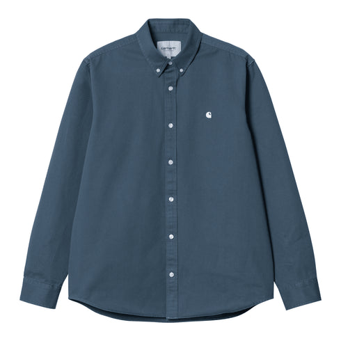 Carhartt WIP L/S Madison Ls - Shirt Ore / Wax - Streetart.fr