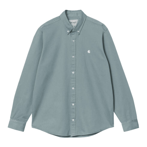 Carhartt WIP L/S Madison Shirt Chemise - Citadel / Wax - Streetart.fr