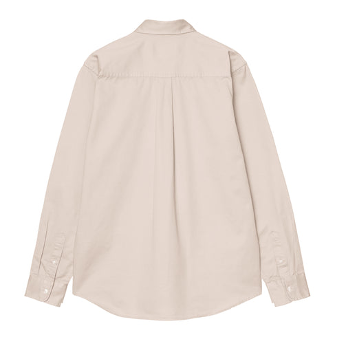 Carhartt WIP L/S Madison Shirt Chemise - Fleur De Sel / Wax - Streetart.fr
