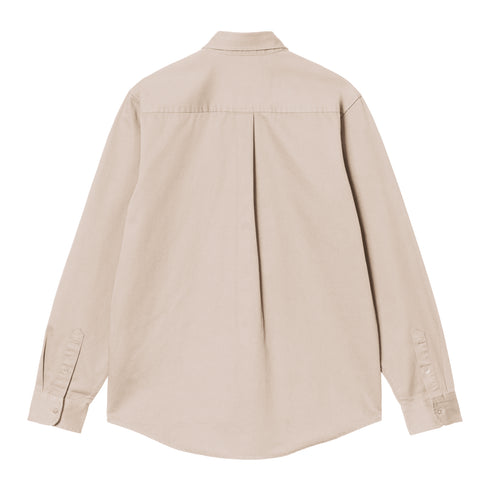 Carhartt WIP L/S Madison Shirt Chemise - Fleur De Sel / Wax - Streetart.fr