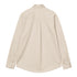 Carhartt WIP L/S Madison Shirt Chemise - Stone / White - Streetart.fr
