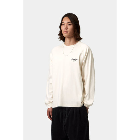 Carhartt WIP L/S Signature Rib T-Shrit - Wax / Black - Streetart.fr