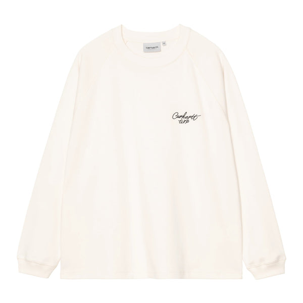 Carhartt WIP L/S Signature Rib T-Shrit - Wax / Black - Streetart.fr