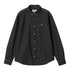 Carhartt WIP L/S Weldon Ls Whirt Blazck Stone Washed - Streetart.fr