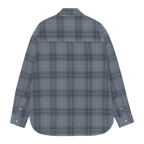 Carhartt WIP L/S Wilbert Shirt Chemise - Wilber Check / Velvet Blue - Streetart.fr