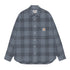 Carhartt WIP L/S Wilbert Shirt Chemise - Wilber Check / Velvet Blue - Streetart.fr