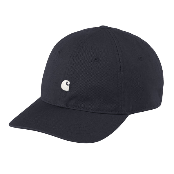 Carhartt WIP Madison Logo Cap - Dakr Navy / Wax — casquette
