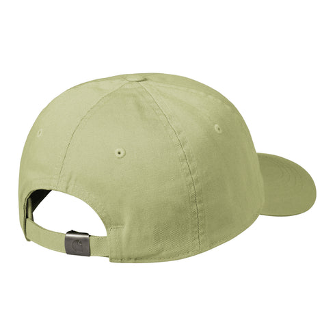 Carhartt WIP Madison Logo Cap - Gentle Green / White - Streetart.fr