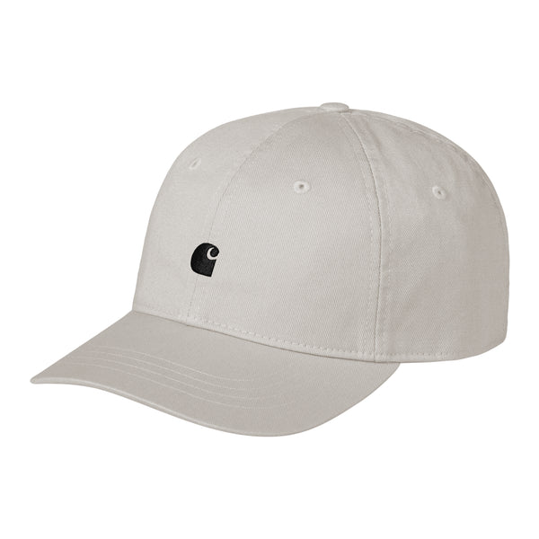 Carhartt WIP Madison Logo - Cap Moonbeam / Black — casquette