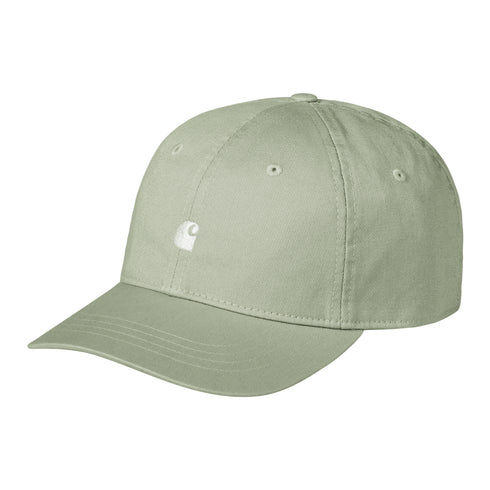 Carhartt WIP Madison Logo Cap - Shady Green / White - Streetart.fr
