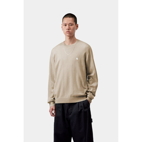 Carhartt WIP Madison Sweater - Fleur De Sel / Wax - Streetart.fr