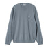 Carhartt WIP Madison Sweater - Velvet Blue / White - Streetart.fr