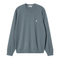 Carhartt WIP Madison Sweater - Velvet Blue / White - Streetart.fr
