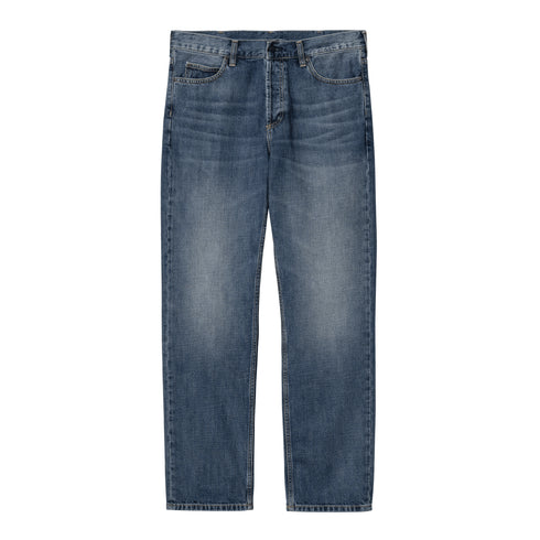 Carhartt WIP Marlow Pant - Blue Dark Used Wash - Streetart.fr