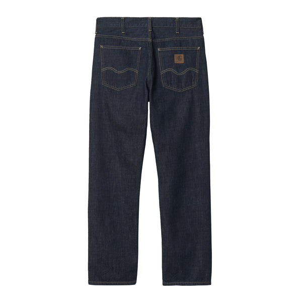 Carhartt WIP Marlow Pant - Blue Rinsed - Streetart.fr