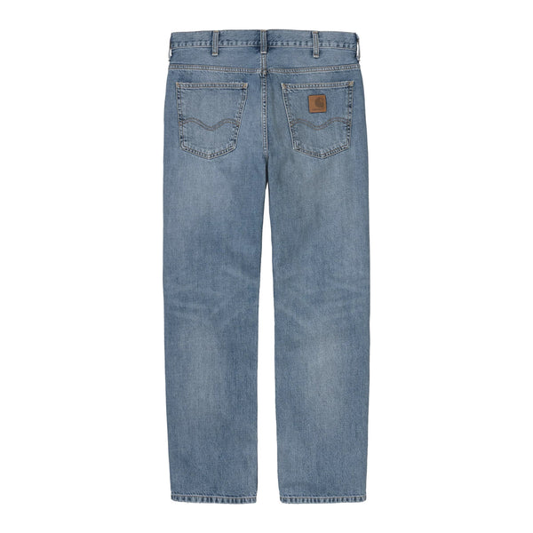 Carhartt WIP Marlow Pant - Blue Worn Bleached - Streetart.fr