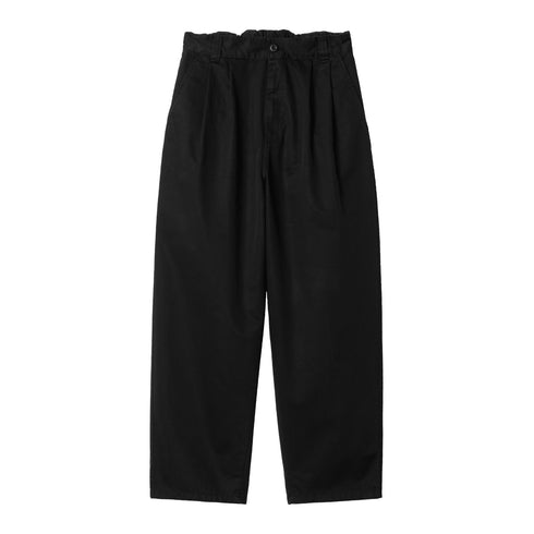 Carhartt WIP Marv Pant 'Lenexa' Twill - Black Stone Washed - Streetart.fr