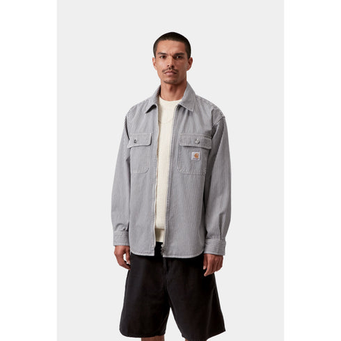 Carhartt WIP Mercer Shirt Jacket - Mercer Stripe Graphite / Bleached - I036495_3OK_06