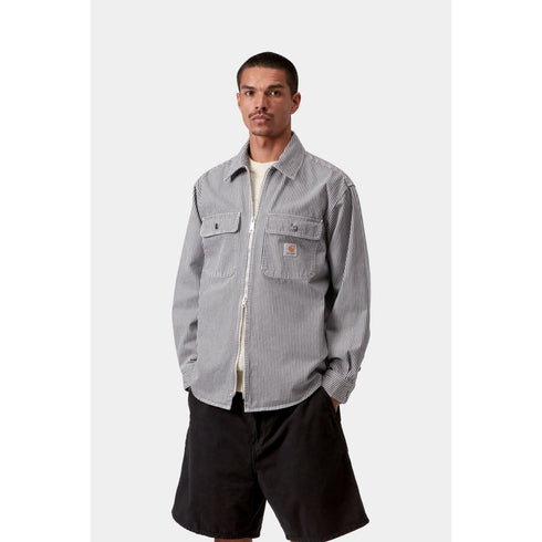 Carhartt WIP Mercer Shirt Jacket - Mercer Stripe Graphite / Bleached - I036495_3OK_06