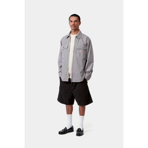 Carhartt WIP Mercer Shirt Jacket - Mercer Stripe Graphite / Bleached - I036495_3OK_06