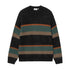 Carhartt WIP Merton Sweater - Sundling Stripes / Dark Scarab - Streetart.fr