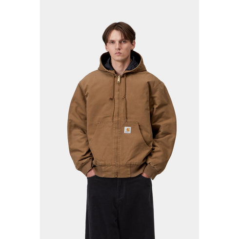 Carhartt WIP OG Active Jacket -WIP H Brown stone canvas - Streetart.fr