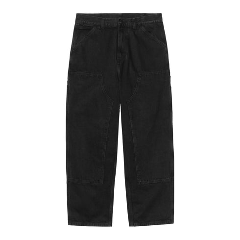 Carhartt WIP Og Double Knee Pant - Black Stone Washed - Streetart.fr