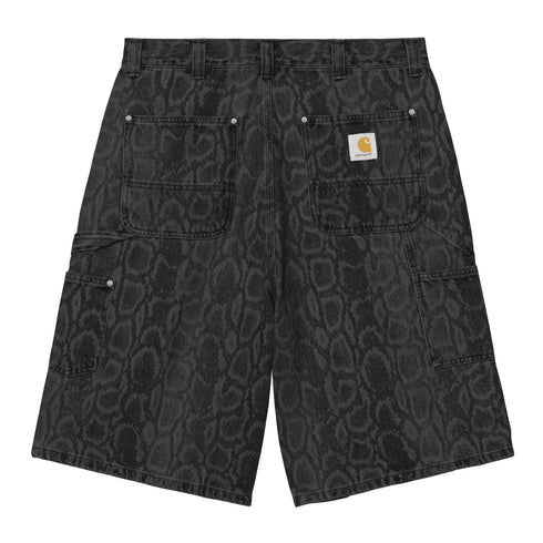Carhartt WIP Og Double Knee Short - Snake Camo Black Heavy Stone - Streetart.fr