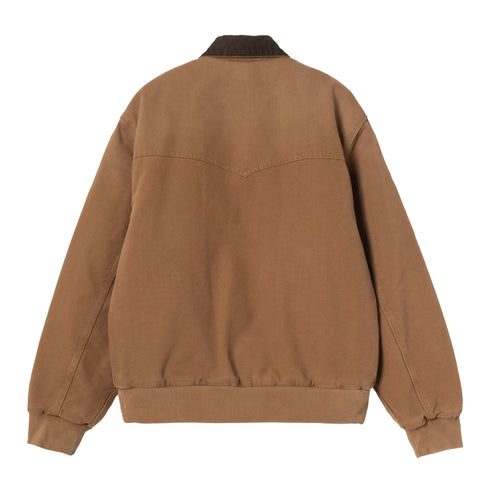 Carhartt WIP Og Santa Fe Jacket - Wip H Brown / Tobacco Stone Canvas - Streetart.fr