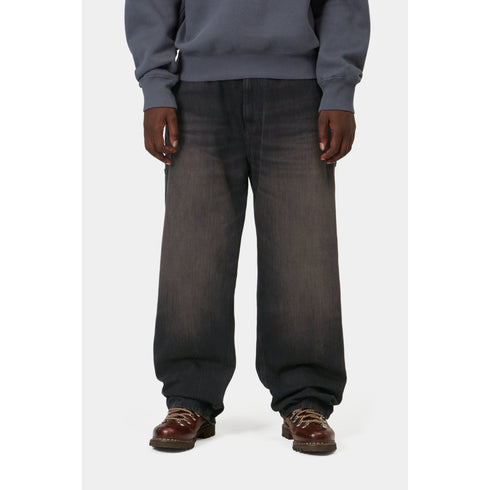Carhartt WIP Og Single Knee Pant - Black Tobacco Used Wash - Streetart.fr