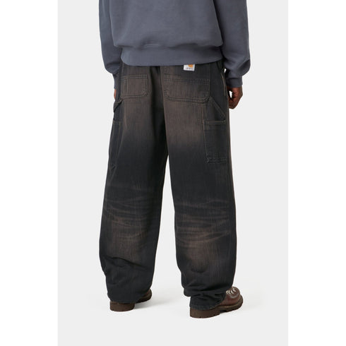 Carhartt WIP Og Single Knee Pant - Black Tobacco Used Wash - Streetart.fr