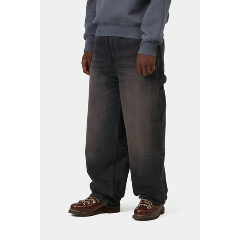 Carhartt WIP Og Single Knee Pant - Black Tobacco Used Wash - Streetart.fr