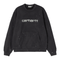 Carhartt WIP Painter Sweat - Black Destroy Wash Splatter - Streetart.fr