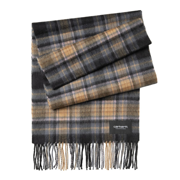 Carhartt WIP Parson Scarf - Parson Check / Wip Dusty H Brown - Streetart.fr