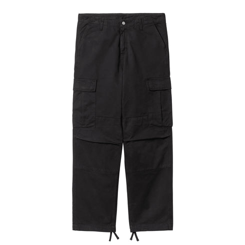 Carhartt WIP Regular Cargo Pant Black Garment Dye - Streetart.fr