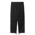 Carhartt WIP Regular Cargo Pant Black Garment Dye - Streetart.fr