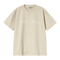 Carhartt WIP S/S Boxed T-Shirt - Fleur De Sel Garment Dyed - I037256_2LP_GD
