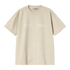 Carhartt WIP S/S Boxed T-Shirt - Fleur De Sel Garment Dyed - I037256_2LP_GD