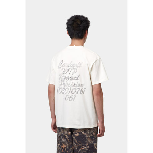 Carhartt WIP S/S Hatching Script T-Shirt - Wax Garment Dyed - I037258_D6_GD